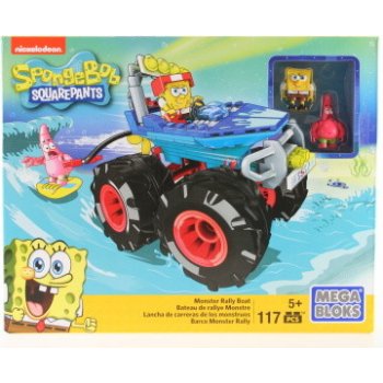 MEGA BLOKS SPONGE BOB RALLY BOAT