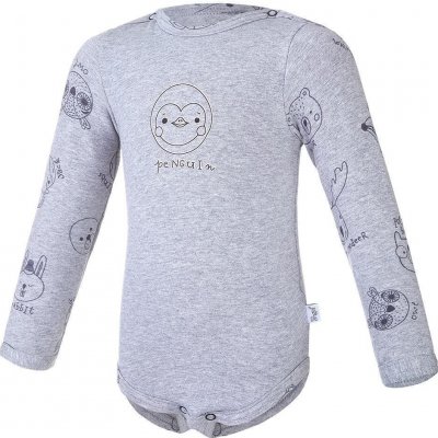 Body smyk obrázek TISK Outlast® šedý melír šedý melír zvířátka – Zboží Dáma