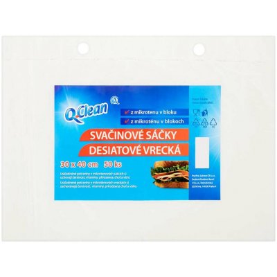 Q Clean mikrotenové sáčky 30x40cm 50ks 10my – Zboží Mobilmania