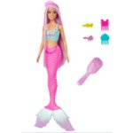 Barbie Mořská panna Panenka Dlouhé vlasy HRR00 – Zboží Dáma