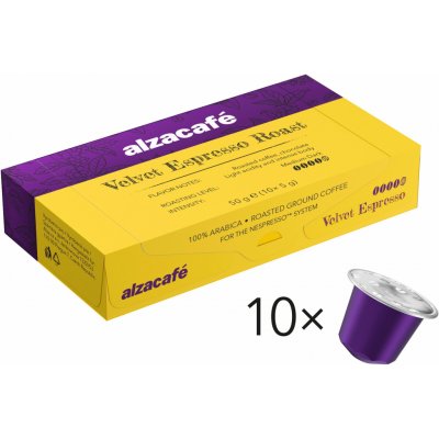 AlzaCafé Velvet Espresso Roast 10 kapslí – Zbozi.Blesk.cz