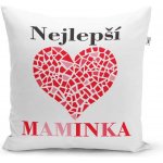 Sablio Polštář Nejlepší maminka 40x40 – Zboží Mobilmania