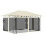 vidaXL Pavilon s moskytiérou 4x3x2,73 m béžový – Hledejceny.cz