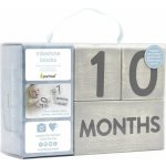 Pearhead dřevěné milníkové kostky s čísly – Hledejceny.cz