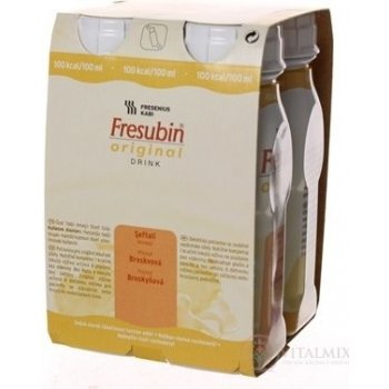 FRESUBIN ORIGINAL S BROSKVOVOU PŘÍCHUTÍ POR SOL 4X200ML