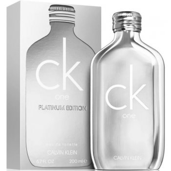Calvin Klein CK One Platinum Edition toaletní voda unisex 200 ml od 728 Kč  - Heureka.cz