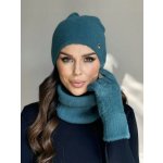 Fashionweek Dámský set čepice nákrčník a rukavice Teplý komplet S2911 Mořské – Hledejceny.cz
