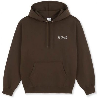 Polar MIKINA Stroke Logo Hoodie hnědá