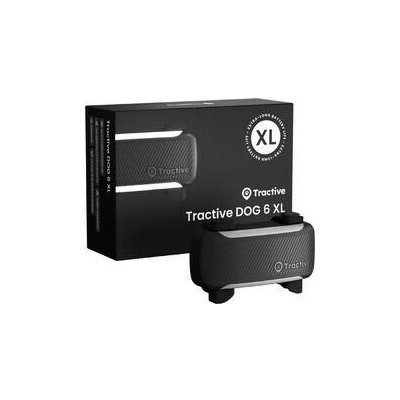 Tractive DOG 6 XL – pro psy se sledováním životních funkcí a zdravotními upozorněními černý – Sleviste.cz