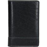 Lagen Sebastian pánské kožené pouzdro na doklady černé – Zboží Mobilmania