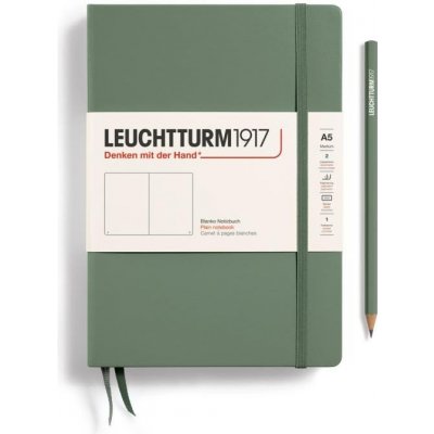 Leuchtturm1917 Zápisník Olive Medium A5 čistý – Zboží Živě