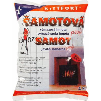 Kittfort Šamotová výmazová hmota profi 1 kg – Hledejceny.cz