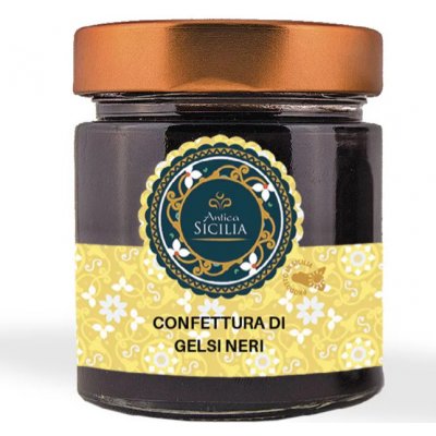 Antica Sicilia Džem z černé moruše Gelsi Neri 210 g – Sleviste.cz