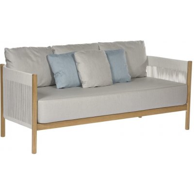 Barlow Tyrie Cocoon Barlow Tyrie 188x84x72 cm teak výplet lanko chalk Sunbrella Standard – Hledejceny.cz