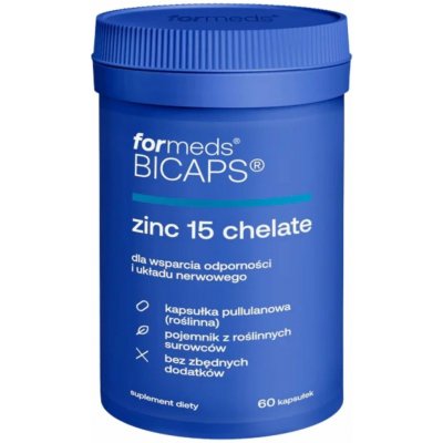 Formeds Bicaps Zinc 15 Chelate 60 kapslí – Hledejceny.cz