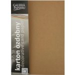Galeria Papieru Kreativní papír Kraft tmavě béžový 230g 20ks – Zboží Dáma