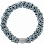 KKNEKKI Gumička do vlasů Kknekki Dusty Grey Blue, modrá barva, textil – Zboží Dáma