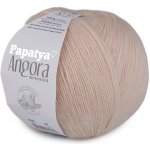Prima-obchod Pletací příze Papatya Angora 100 g, barva 4 (4150) béžová světlá – Zboží Mobilmania