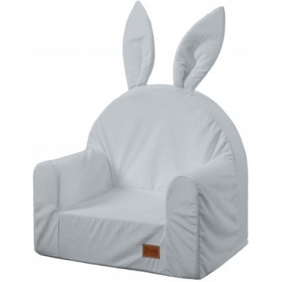 Baby-raj Křeslo králičí uši šedé – Zboží Dáma