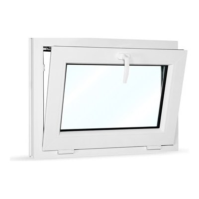 SkladOken.cz Okno sklopné 75x55 cm bílé – Zboží Mobilmania