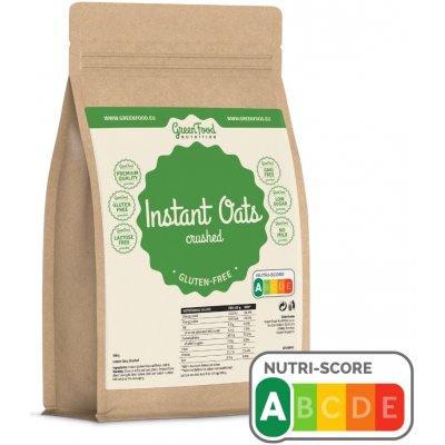 GreenFood Nutrition Ovesné vločky bezlepkové 650 g – Sleviste.cz