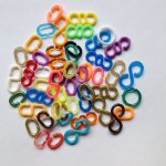 Pro Háčkování Céčka barevná Retro mix 100 ks – Zboží Mobilmania