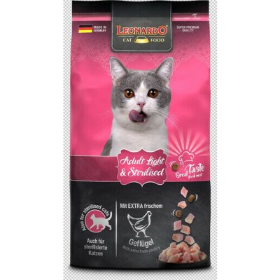 LEONARDO Light krmivo pro dospělé kočky s nadváhou 1,8 kg – Hledejceny.cz