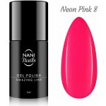 NANI Gel lak Amazing line Neon Pink 5 ml – Zboží Mobilmania