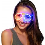 GuircaSvítící neonové párty brýle – Sleviste.cz