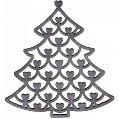 MFP Závěsný dřevěný stromek - 15 cm - 8885454 – Hledejceny.cz