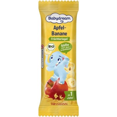 Babydream BIO Cereální tyčinka jablko a banán 25 g – Zboží Dáma