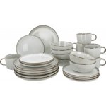 SILVERCREST Jídelní servis sada šedá 24 ks – Zboží Dáma