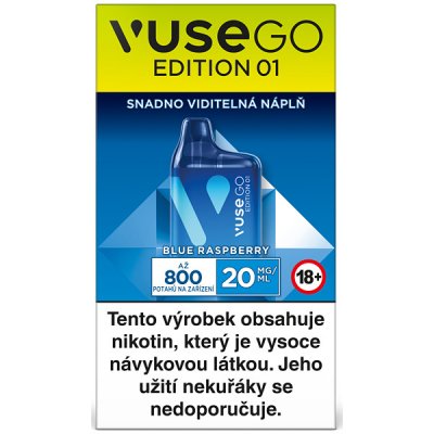 Vuse Go Edition 01 Blue Raspberry 20 mg 600 potáhnutí 1 ks – Zboží Mobilmania