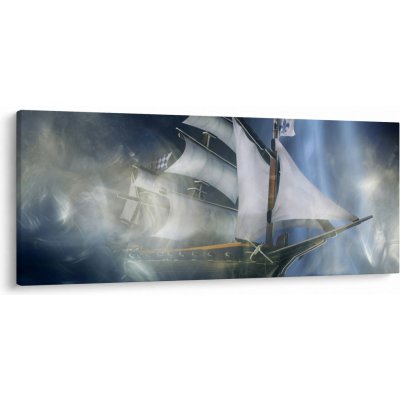 Obraz - Loď duchů, jednodílný 120x50 cm – Hledejceny.cz