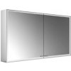 Koupelnový nábytek Emco Prestige 2 - Nástěnná zrcadlová skříň 1188 mm se světelným systémem, zrcadlová 989708008