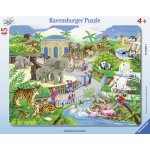 Ravensburger rámové Návštěva v ZOO 45 dílků – Sleviste.cz