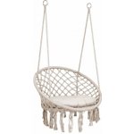 Sofotel 290012 Závěsné houpací křeslo BOHO s polštářem béžové – Hledejceny.cz