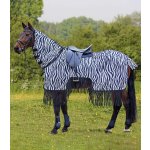 Waldhausen Síťovaná deka Zebra s krkem black white