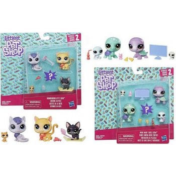 Hasbro Littlest Pet Shop Rodinné balení zvířátek