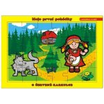 Teddies deskové O Červené Karkulce 26 x 17 cm Moje první pohádky 24 dílků – Hledejceny.cz