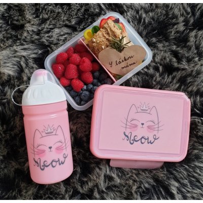 R&B set box a lahev Mňau 500ml – Zboží Mobilmania