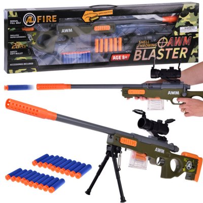 JOKO Odstřelovací puška se zaměřovačem s pěnovými náboji – Zboží Dáma