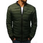DStreet bunda pánská prošívaná bomber jacket TX2211 Khaki – Sleviste.cz