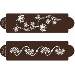 Stencil šablona květiny Modern 2ks - Cakesicq – Zboží Dáma