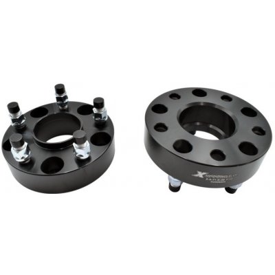 Sada distančních podložek pod kola, Černá, Hliník, Jeep Wrangler JL, Jeep Gladiator JT, Jeep Grand Cherokee WK2 – Sleviste.cz