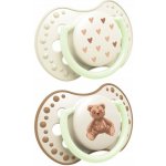 Lovi Dudlík svítící silikonový dynamický Teddy Love 2ks – Zboží Mobilmania