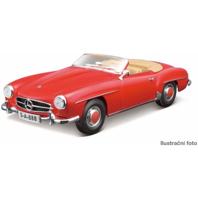 Maisto Mercedes Benz 190SL 1955 červená 1:18 – Zboží Mobilmania