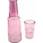 Dakls Karafa se skleničkou růžová 800 ml + 280 ml – Sleviste.cz