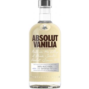 Absolut Vanilia 38% 0,7 l (holá lahev)