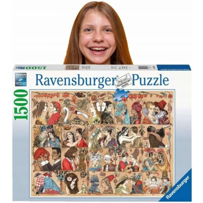 Ravensburger PŘÍBĚH LÁSKY 1500 dílků – Hledejceny.cz